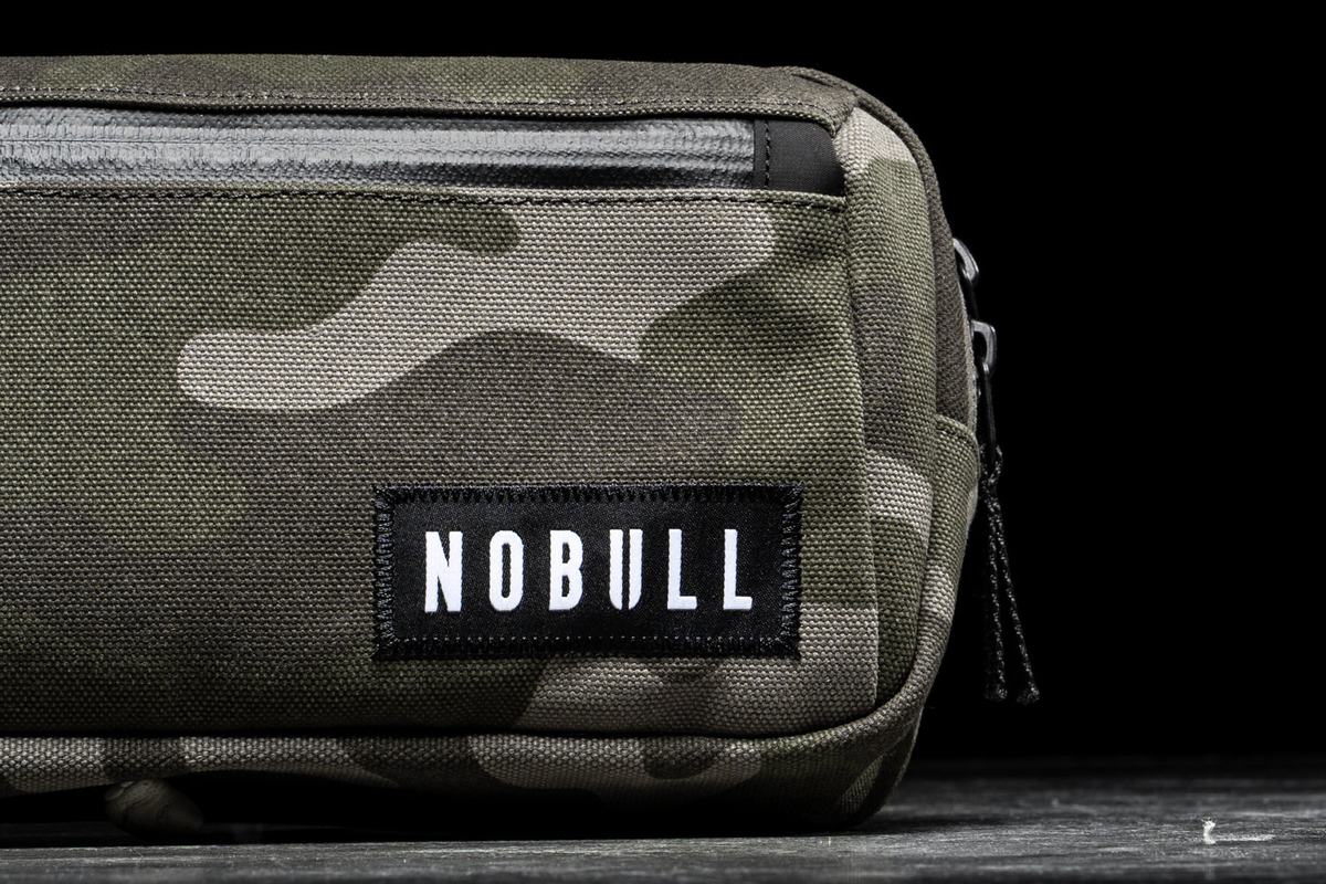 Nobull Crossbody Men's Bags Green Camo | Australia (GV5683)